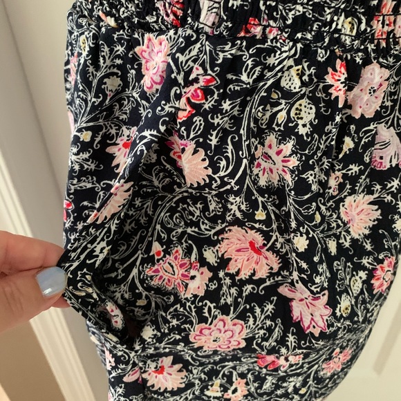 LOFT Floral Smocked Jumpsuit - Picture 8 of 14